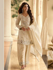 Elegant Embroidered Chikankari Suit Set with Dupatta (RRRD63)