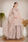 Elegant Embroidered Cotton 3-Piece Suit Set with Dupatta (RD74)