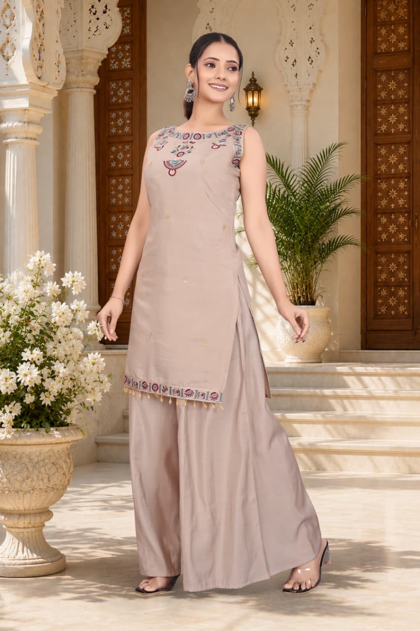 Elegant Embroidered Cotton 3-Piece Suit Set with Dupatta (RD74)