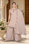 Elegant Embroidered Cotton 3-Piece Suit Set with Dupatta (RD74)