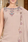 Elegant Embroidered Cotton 3-Piece Suit Set with Dupatta (RD74)