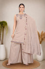 Elegant Embroidered Cotton 3-Piece Suit Set with Dupatta (RD74)