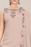 Elegant Embroidered Cotton 3-Piece Suit Set with Dupatta (RD74)