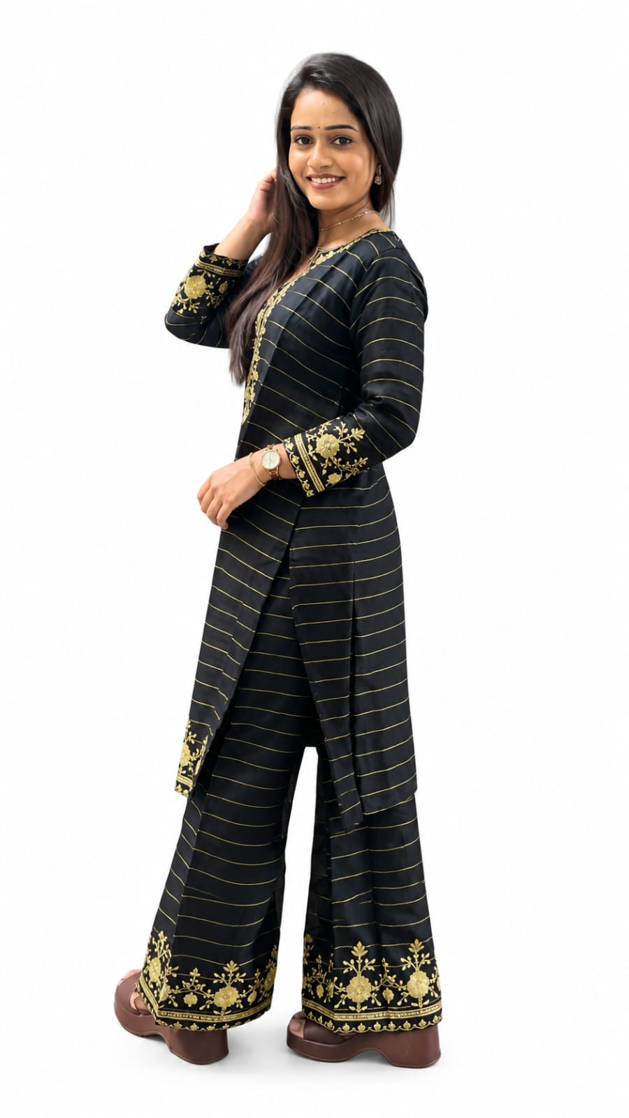 Elegance Embroidered Suit Set (RRRD66 RR TULSHI)