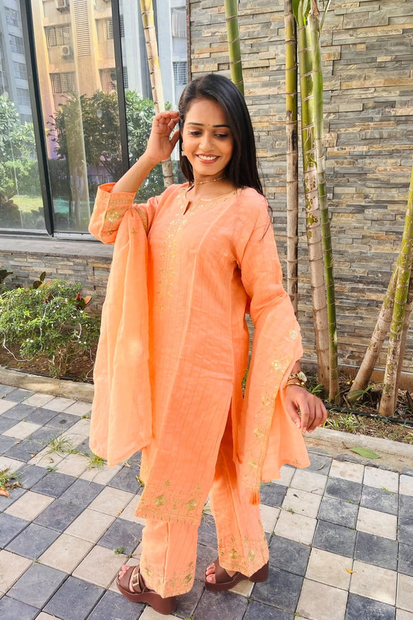 Elegance Embroidered Suit Set (RRRD66 RR TULSHI)