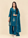 Royal Embroidered 3-Piece Suit Set (RRRD67 Chhaya)