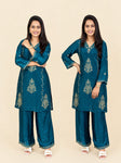 Royal Embroidered 3-Piece Suit Set (RRRD67 Chhaya)