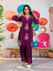 Royal Embroidered 3-Piece Suit Set (RRRD67 Chhaya)