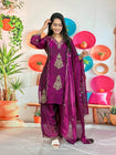 Royal Embroidered 3-Piece Suit Set (RRRD67 Chhaya)