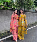 Women’s Floral Printed Cotton Kurta Pant Set with Dupatta (RD82)
