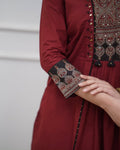 Women’s Cotton Printed Kurta Palazzo & Dupatta Set (RD80)