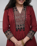 Women’s Cotton Printed Kurta Palazzo & Dupatta Set (RD80)