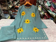 🌻 Sunflower Bloom Embroidered Co-ord Set ✨ (SWSK77)