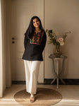 Beautiful Pure Cotton  top Pant set with beautiful embroidery work 💗(SWSK82)