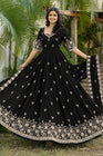 ✨ Elegant Anarkali Gown with Intricate Floral Embroidery 🌸 (RRRD69)