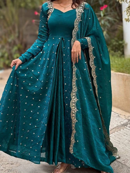 This Exquisite  Georgette anarkali  (RRRD30)