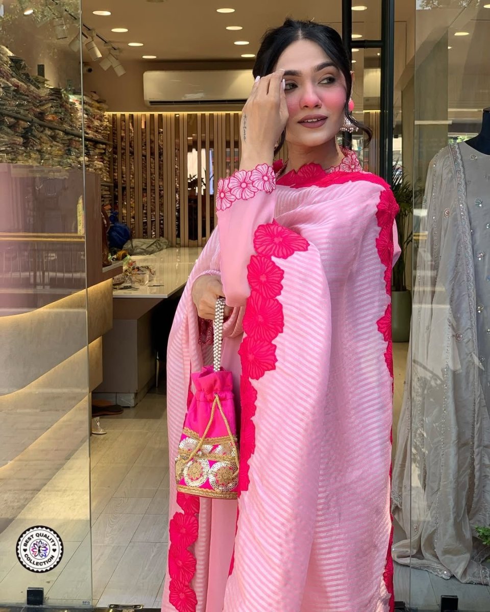 Amazing Beautiful Collection 💞 PAIR OF TOP - BOTTOM DUPATTA (NFRSD04) - suitswala