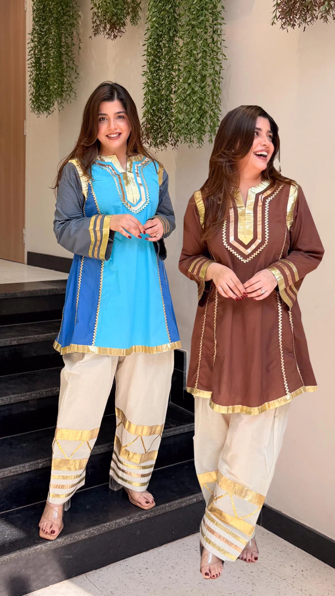 Most Viral Kareena Kapoor Style Cotton Kurta Set with Premium Gota Patti Work (RD034)