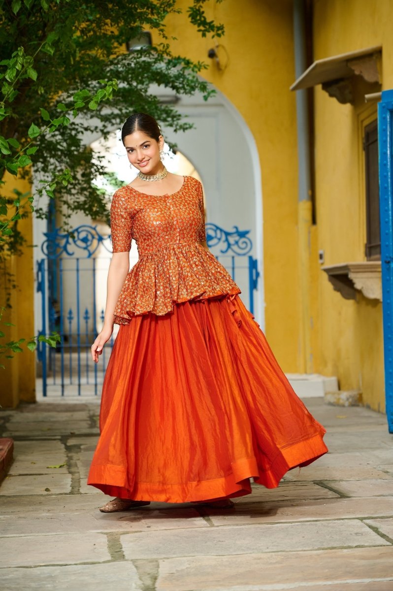 FESTIVAL SPECIAL FENDI EMBROIDERED LEHENGA CHOLI (WDN132) - suitswala