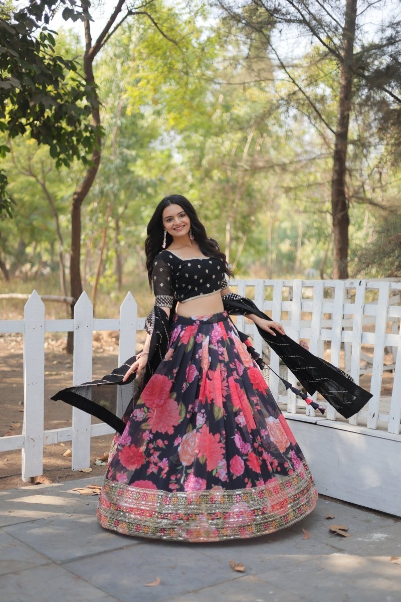 FESTIVE SPECIAL DIGITAL PRINTED LEHENGA SET (WDN105) - suitswala