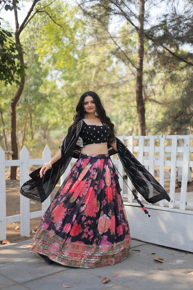FESTIVE SPECIAL DIGITAL PRINTED LEHENGA SET (WDN105) - suitswala