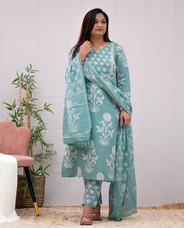 Festival season is around the corner and we have launched our new collection. Featuring beautiful &nbsp;suit set which is decorated with finest handwork and prints.