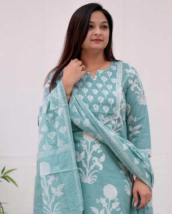 Festival season is around the corner and we have launched our new collection. Featuring beautiful &nbsp;suit set which is decorated with finest handwork and prints.