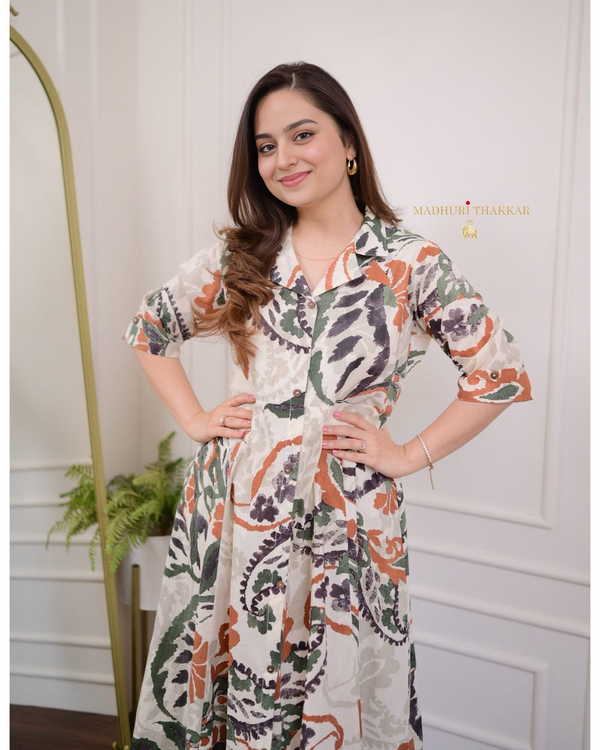 Featuring Beautiful cotton co-ords sets, which are so elegant yet stylish.it has beautiful comfortable silhouette with an amazing print.