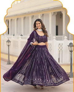 Designer Premium Gown-With-Dupatta
