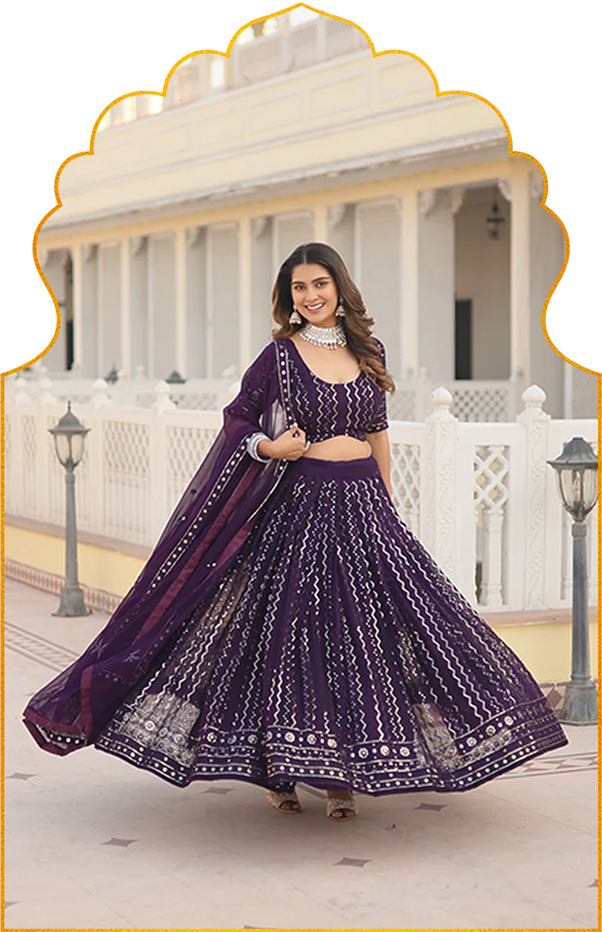 Designer Premium Gown-With-Dupatta