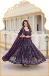 Designer Premium Gown-With-Dupatta