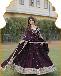 Designer Premium Gown-With-Dupatta