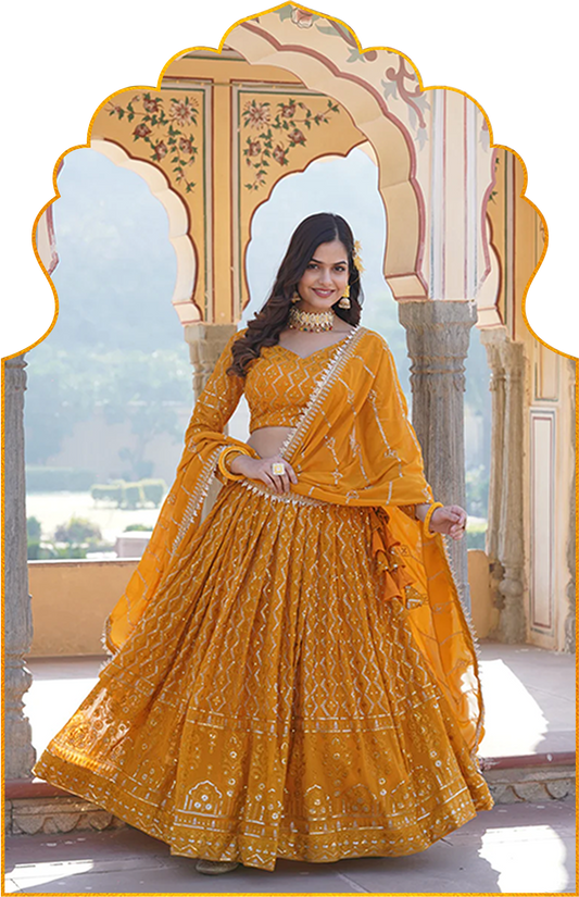 Designer Premium Gown-With-Dupatta