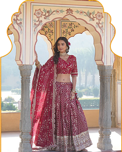 Designer Premium Gown-With-Dupatta
