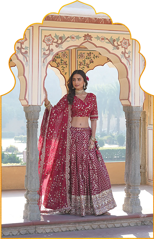 Designer Premium Gown-With-Dupatta