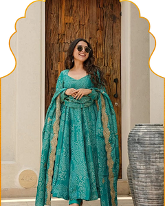 Designer Premium Gown-With-Dupatta