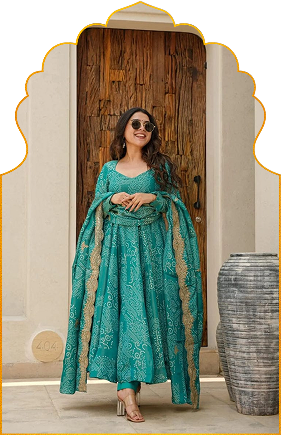 Designer Premium Gown-With-Dupatta