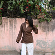 Elegant V-Neck Tunic & Palazzo Set  (CJ03)