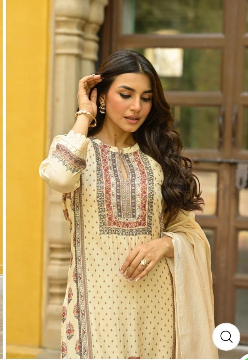 Launching Hema Maliniji's Special 3 Pcs Kurti Sets In Collaborations with Mahee Jaipur. (NFRSD03) - suitswala
