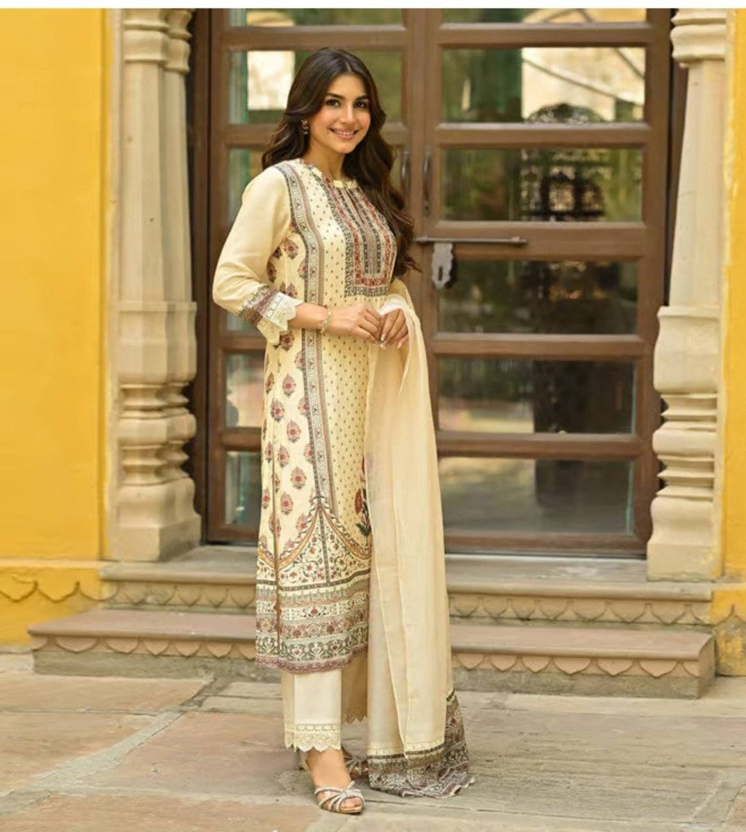 Launching Hema Maliniji's Special 3 Pcs Kurti Sets In Collaborations with Mahee Jaipur. (NFRSD03) - suitswala