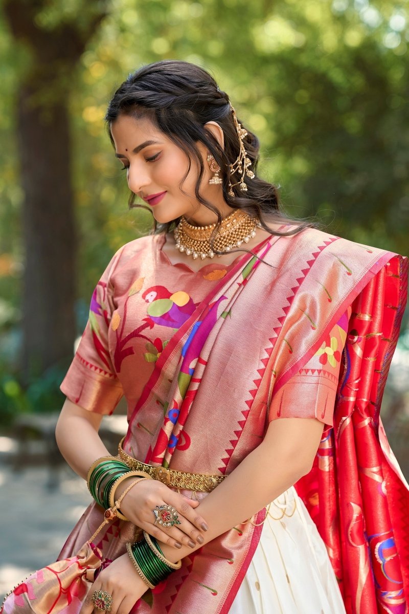 PAITHANI SPECIAL JEQUARD SILK LEHENGA CHOLI WITH DUPATTA (WDN95)01 - suitswala