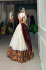 POLY COTTON LEHENGA CHOLI WITH GEORGETTE DUPATTA (WDN127) - suitswala
