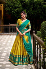 PONGAL SPECIAL POLY COTTON ZARI WEAVING WORKED LEHENGA CHOLI (WDN97) 03 - suitswala