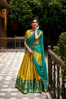 PONGAL SPECIAL POLY COTTON ZARI WEAVING WORKED LEHENGA CHOLI (WDN97) 03 - suitswala