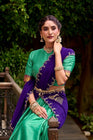 PONGAL SPECIAL POLY COTTON ZARI WEAVING WORKED LEHENGA CHOLI (WDN97) - suitswala