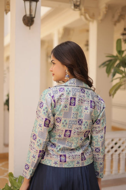 PREMIUM DESIGNER LEHENGA CHOLI WITH KOTI (WDN111) 01 - suitswala