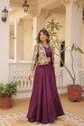PREMIUM DESIGNER LEHENGA CHOLI WITH KOTI (WDN111) 02 - suitswala