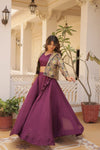 PREMIUM DESIGNER LEHENGA CHOLI WITH KOTI (WDN111) 02 - suitswala