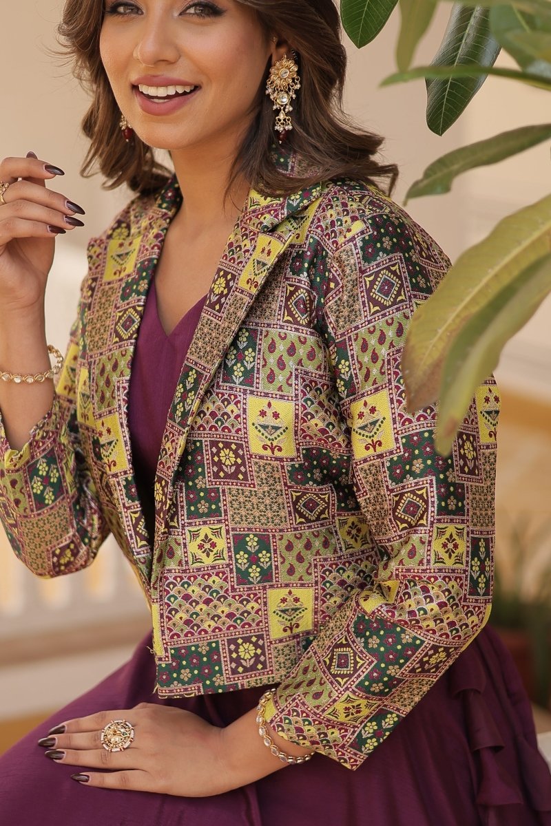 PREMIUM DESIGNER LEHENGA CHOLI WITH KOTI (WDN111) 02 - suitswala