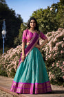 PREMIUM KANCHIPURAM LEHENGA CHOLI SET (WDN109) 04 - suitswala